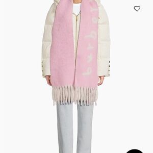 Burberry Sugar Pink Reversible Logo Scarf